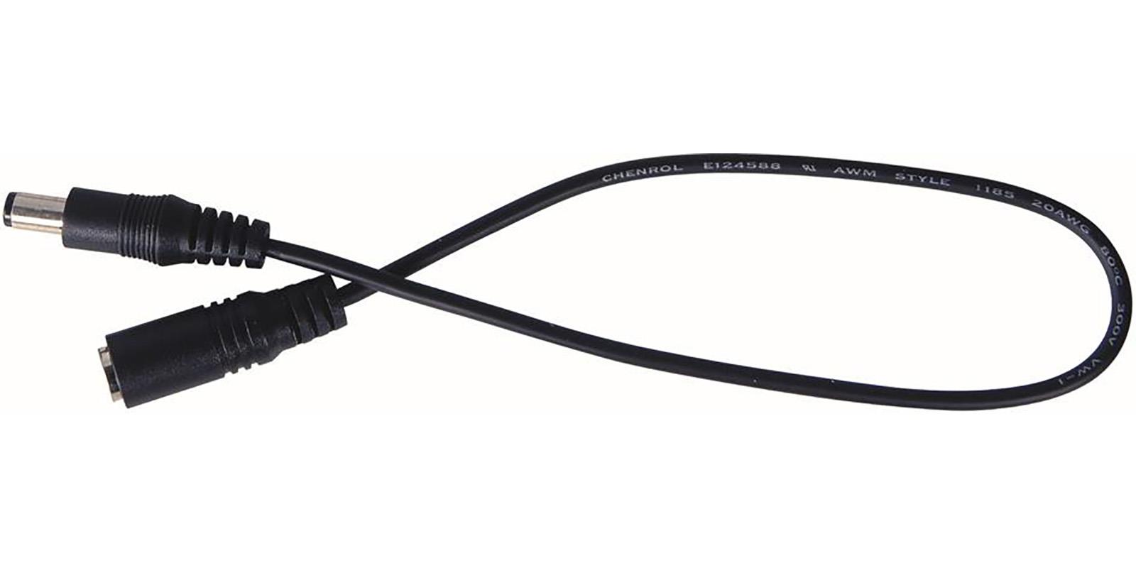 PS07 - 30cm Extension cable - black